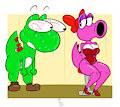 YOSHI KNOWS WHAT HE LIKES....i think?