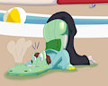 Alligator - Pool Toy July by Dustyerror