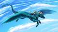 Derg flying by DervanTheRaptor
