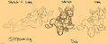 Dandelion Gives Snuggles Sketch Comparison