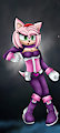 Amy in Rouge's Sonic Heroes outfit by LeatherRuffian
