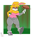 Bunnie Rabbot by KingKIrby