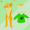 My Ref of my Fursona!!!! by MaximohFoxy