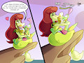 Mermaid's kissing demonstration by JAMEArts