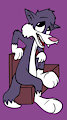 Clean version of commissioned gay wolf by sto