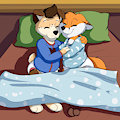 Nap Time Snuggles - BaltNWolf by KennyKitsune
