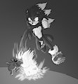 Werehog Punch (greyscale)