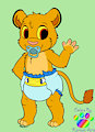 baby simba by Karissa