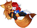 Snugglefox snuggles! by Puppycat