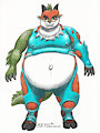 Vikie Foxfang: Viktor in metroid swimsuit