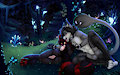 Glowing forest