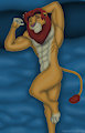 Simba in bed by Rahir