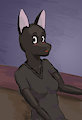 Jackal at the bar by StoneHeron