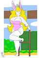 You thought me done drawing bunny peach 🐰?