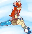 Waterhorse sitting pretty by theaubri