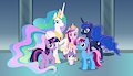 Six Alicorns by Parclytaxel