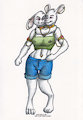 Vikie Foxfang: Jess & Jake Bunny clothed by Omegaltd