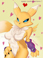 RENAMON LOVE FANART by kitsune58