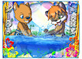Splash fight(Megaplex 2018 badges) by Tavi Munk