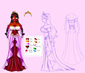 Princess Anelia Solrane (Ref Sheet) by LilacPhoenix