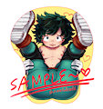 deku mousepad (preorder?) by shamefulcafe