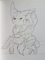 Retsuko x Fenneko by TairenuKitty