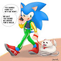 Walking with doggogoo by Gatoh