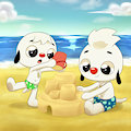 Playkids summer, Making sandcastles