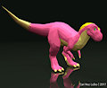 Low-poly Carolzilla's T. rex Character Turntable [2017]