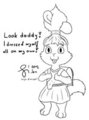 Isabella's first day of school by SenGrisane