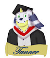 Tanner Graduation Badge (Gift) by Aquazero