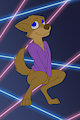 Taylor Posing with LAZERS