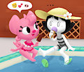 Pink & White Pool Party by Gaturo