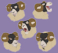 Expression Sheet - Seumas by WindTide