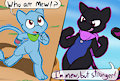 (Sketch CM) Mew puns by Felino