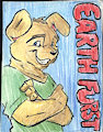 conbadge of EarthFurst by Neph by EarthFurst