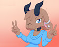 Peace Goat by Aulann