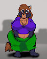 Pregnant Tina in color