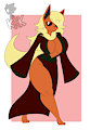emy, the flareon fire mage by KingKIrby