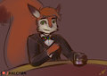 The Most Interesting Squirrel (Raffle Sketch)