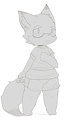 (Wip)Monthly Drawing-a shy Fox