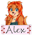 [Badge] Alex Cutout Badge
