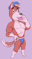 Copper havin' a snack by duckdevil