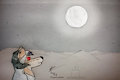 Gaze at the Full Moon