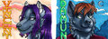 Vincent and Damun Badges