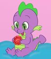 Baby Spike and Gem by jennytablina