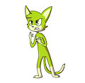 green kat by CuteDrawings