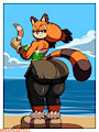 Maricks the Badgecoon by Robinebra
