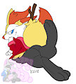 Mewny...As a Braixen