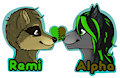 Remi and Alpha by ColleenMae
